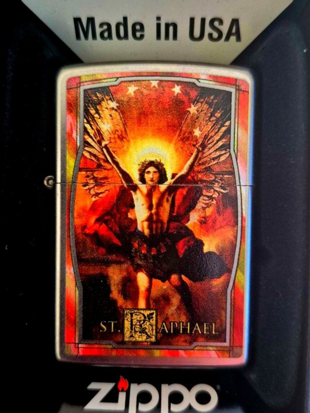 Rare Limited Edition Saint Raphael Zippo Lighter